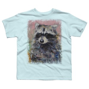 Boy's Design By Humans RACCOON By creese T-Shirt - 1 of 3