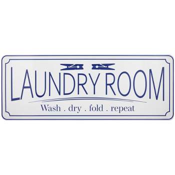 Northlight Laundry Room Metal Wall Sign - 36.25"