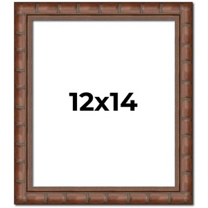 PosterPalooza | 12x14 Modern Bamboo Picture Frame, UV Acrylic, 5 Finishes - 1 of 4