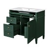 YOOCOZZ 36'' Bathroom Vanity with Top Sink,2 Drawers and a Tip-out Drawer - 4 of 4