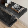 Vintage Industrial Console Table for Living Room Office, Rectangular Wood Sofa Table with Distressed Wood Finish - 2 of 4