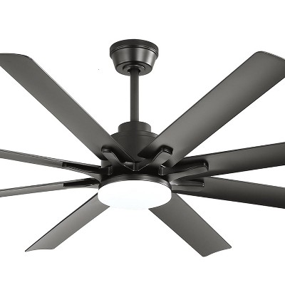 Sofucor 52'' Smart Ceiling Fan with Lights and Remote & APP Control Work with Alexa/Google Indoor Outdoor Ceiling Fan for Living Room Farmhouse Patio