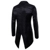 Cloudstyle Mens Sequin Tailcoat Swallowtail Suit Jacket Party Show Tux Dress Coat - 2 of 4
