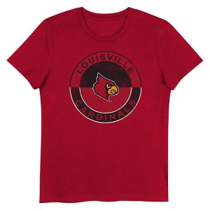 NCAA Louisville Cardinals Girls' Crew Neck T-Shirt - 1 of 1