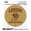 Lehigh University Mountain Hawks Logo Automotive Car Window Locker Circle Bumper Sticker - 3 of 4