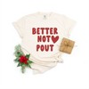 Simply Sage Market Women's Better Not Pout Bold Heart Short Sleeve Garment Dyed Tee - 3 of 3