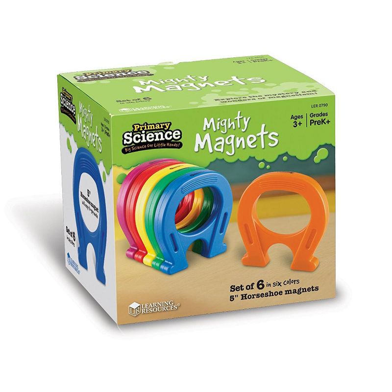 Learning Resources Mighty Magnets, Set of 6, Ages 3+, 1 of 9