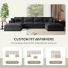 Merax Fully Compressed U-Shaped Modular Sectional Sofa with Ottomans - 4 of 4