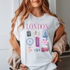 Simply Sage Market Women's London Travel Chart Short Sleeve Graphic Tee - 2 of 3