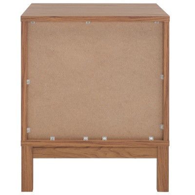 Galio Oak and Gold 2 Drawer Nightstand