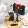 Vacu Vin Set of 4 Premium Wine Set Black: Barware with Wine Pourer & Aerator, PET & Stainless Steel, Spot Clean - 3 of 4
