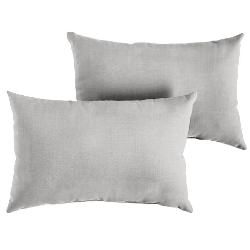 2pk 20 Sunbrella Outdoor Throw Pillows Coral : Target