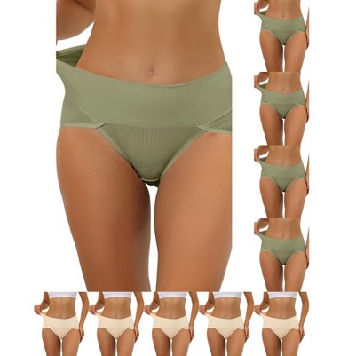 5 pea green 5 beige