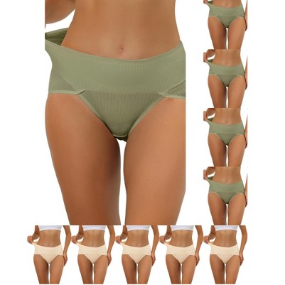 5 pea green 5 beige