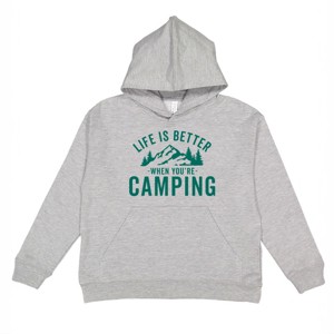 The Juniper Shop Life Is Better When You're Camping Youth Hoodie - 1 of 4