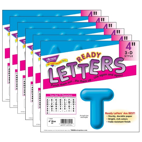 White 4-Inch Casual Uppercase/Lowercase Combo Pack Ready Letters® | mysite