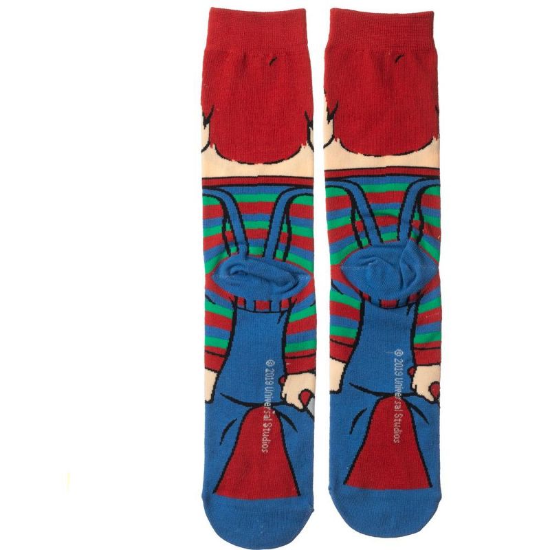 Chucky Doll 360-degree Character fun Crew Socks for Men, 3 of 4