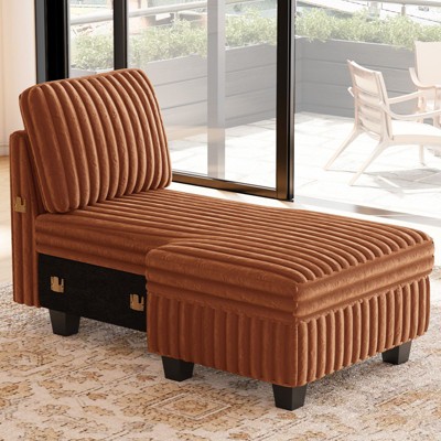 Belffin Modular Sectional Storage Chaise Module for Modular Sectional Sofa Left-Facing Chaise