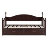 Twin Size Daybed with Twin Size Trundle and Two Storage Drawers for Bedroom or Guest Room - 4 of 4