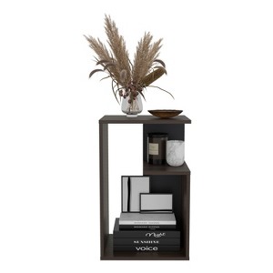 NicBex  High 3-Tier Nightstand, Modern Night Stand  Frame with Open Shelves, Bedside Table for Bedroom - 1 of 4