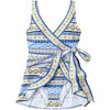 Lands' End Women's Side Tie Mini Swim Dress Swimsuit - 4 of 4
