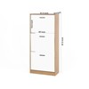 SKRAN Modern Furniture: Shoe Storage Cabinet with Drawers，Entryway Shoe Storage Solutions for Entryway - 3 of 4