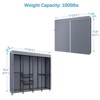 VIPEK V40C Pro Coverd Clothes Rack Bedroom Wardrobe Closet, Freestanding Heavy Duty Black Clothing Rack with Oxford Fabric Cover - 3 of 4