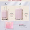 Coolife Front Opening Luggage Set 3 Piece,Hardside Carry on Suitcase with USB Port,Expandable Luggage with Handle Bag Spinner Wheels TSA Lock - 2 of 4