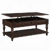 Kumasinova 48" Coffee Table with Lift-Top,Storage End Table with Lower Shelf,Multi-Functional Center Table for Living Room,Office,Walnut - 4 of 4