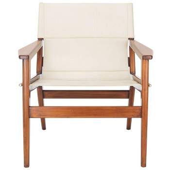 Culkin Leather Sling Chair  - Safavieh