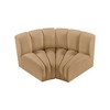 Meridian Furniture,Arc Velvet Modular Sofa - 4 of 4