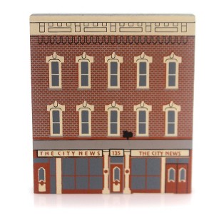 Cat's Meow Village 5.0 Inch City News Everyday Decorative Village , (1PC) - 1 of 4