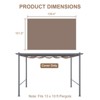 Aoodor Replacement Adjustable Canopy, Retractable Shade for Pergola, UV Resistant and Fade-Resistant, Brown - 3 of 4