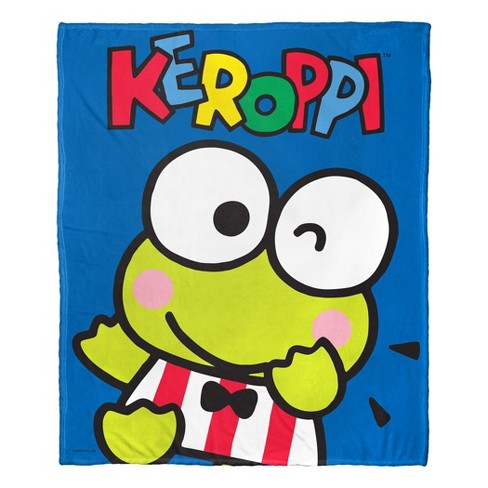 Keroppi sherpa Throw Blanket good