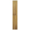 vidaXL Solid Teak Wood Book Cabinet with Natural Teak Finish - Multifunctional Storage Unit for Books and Multimedia Devices - Bookshelf or TV Stand - 4 of 4