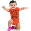 Halloween Witches Be Trippin Pun Baby Bodysuit Jumper Girls Brisco Brands - 4 of 4