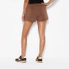 Women's Mickey Mouse Graphic Pull-On Shorts - Dark Brown - 3 of 3