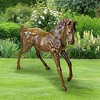 Design Toscano Trotting Thoroughbred Horse Cast Bronze Garden Statue - 2 of 4