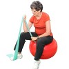 CanDo Latex Free Exercise Band, Medium Resistance, 50 Yard Roll, Green - 4 of 4