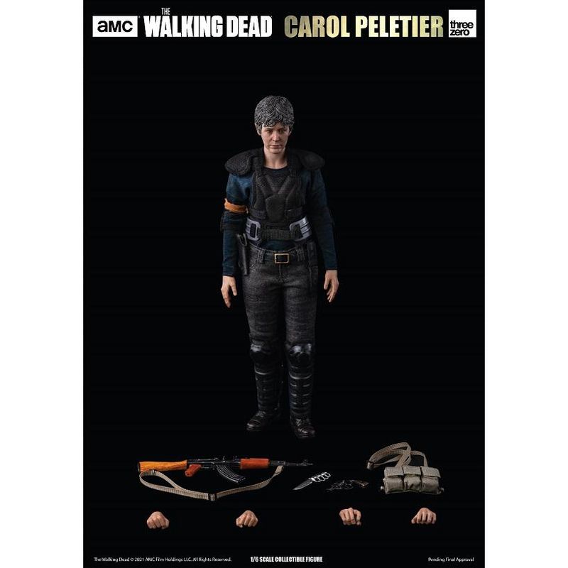 Carol Peletier 1:6 Scale Figure | The Walking Dead | Threezero Action figures, 5 of 6