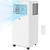 HOMCOM 8000 BTU Portable Air Conditioner with Sleep, Remote, 24H Timer On/Off, Window Kit, Up to 345 Sq.Ft., White - 4 of 4