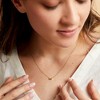 Pure Collection by Ross-Simons 0.10 Carat Emerald Necklace in 14kt Yellow Gold Size 16 - 3 of 4