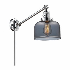 Bell - 1 Light Swing Arm Wall Sconce In Industrial Style-25 Inches Tall and 8 Inches Wide - 1 of 1