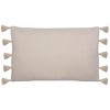 Marcen Pillow - Grey/White - 12" X 20" - Safavieh - 4 of 4