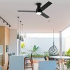 VACZON 48" Black Modern Smart LED Ceiling Fan with Remote and Lights - 2 of 4