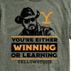 Men's - Yellowstone - Your Either Winning Or Learning Short Sleeve Graphic T-Shirt - 2 of 4