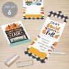 Big Dot of Happiness Happy Fall Truck - DIY Assorted Harvest Pumpkin Party Cash Holder Gift - Funny Money Cards - Set of 6 - 2 of 4