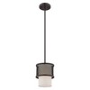 Livex Lighting Braddock 1 - Light Pendant in  Bronze - 4 of 4