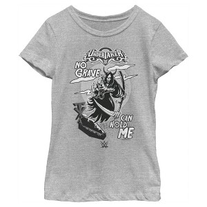 Girl's WWE Undertaker No Grave Can Hold Me T-Shirt - 1 of 4