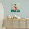 Stupell Industries Retro Woman in Swimsuit Canvas Wall Art - 2 of 4